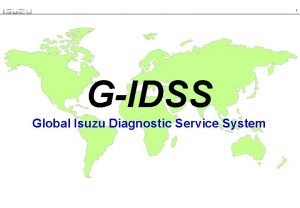 Isuzu g-idss download
