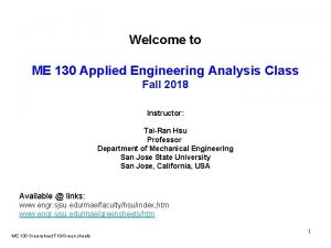 Me 130 sjsu