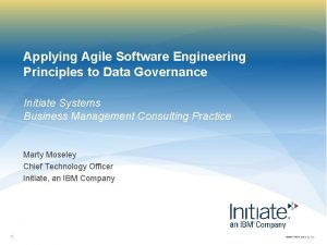 Agile data governance