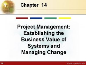 Business value management