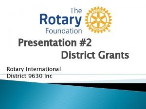 Rotary district 9630