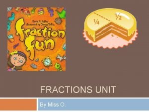 Fractions of amount