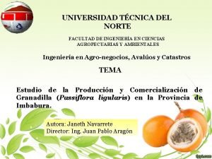 UNIVERSIDAD TCNICA DEL NORTE FACULTAD DE INGENIERA EN