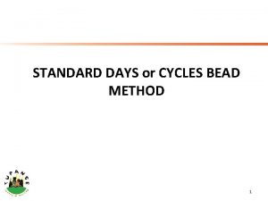 Cycle beads method