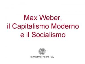 Max weber slide