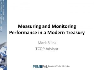 Treasury key performance indicators