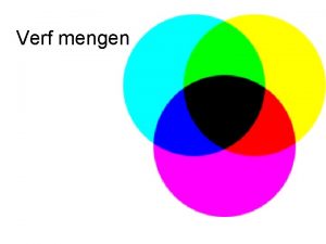 Kleuren mengen schema