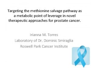 Targeting the methionine salvage pathway as a metabolic