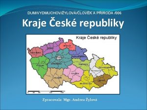 Kraje české republiky