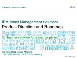 Intelligent infrastructure solutions