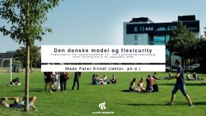 Den danske model flexicurity