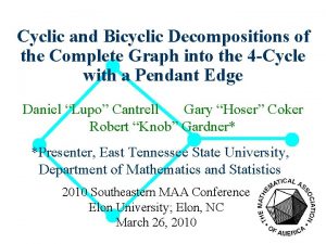 Cyclic and Bicyclic Decompositions of the Complete Graph