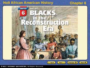 Holt African American History Chapter 6 Holt African