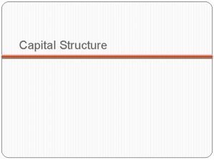 How to find unlevered cost of equity