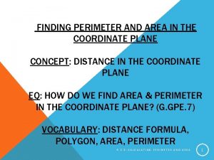 Finding area on a coordinate plane