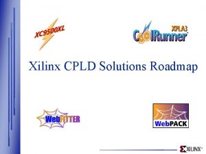 Xilinx CPLD Solutions Roadmap Performance Density CPLD Application