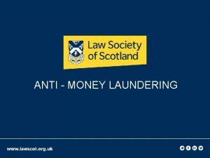 ANTI MONEY LAUNDERING A Practical Guide for Firms