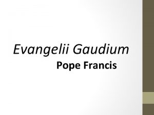 Pope francis evangelii gaudium quotes