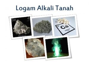 Cara memperoleh alkali tanah