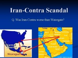 IranContra Scandal Q Was IranContra worse than Watergate