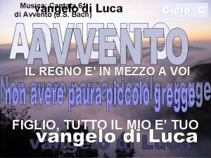 Bach cantate avvento