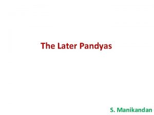 Pandyan kings names
