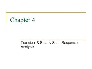 Steady state response