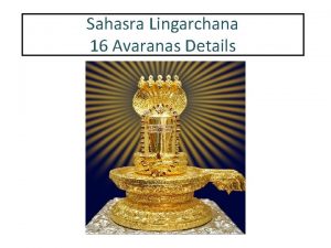 Sahasra lingarchana images