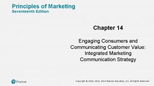 Principles of marketing chapter 14