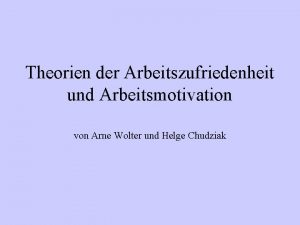 Instrumentalitätstheorie Instrumentalitätstheorie