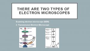 Types of electron microscopes