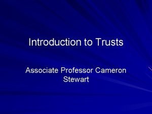 Professor cameron stewart