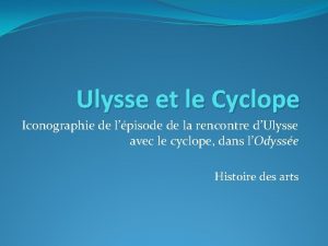 Coupe laconienne ulysse