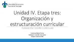 Plan curricular mixto ejemplo