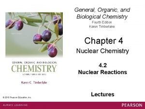 General Organic and Biological Chemistry Fourth Edition Karen