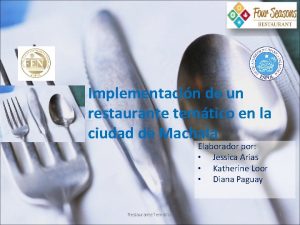 Implementacin de un restaurante temtico en la ciudad