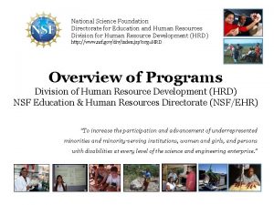 National Science Foundation Directorate for Education and Human