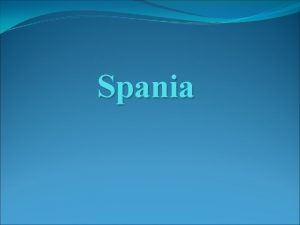 Regiunile spaniei