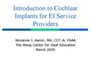 Cochlear