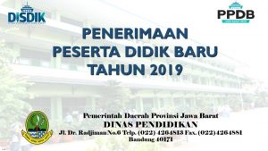 foppdb 2019 Paradigma Pemerataan Pendidikan Indonesia Sebelum Zonasi