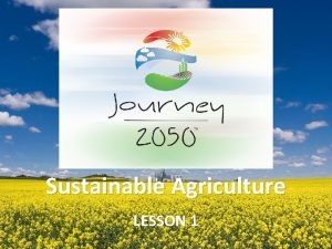 Sustainability farming game