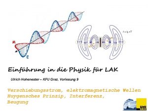 Einfhrung in die Physik fr LAK Ulrich Hohenester