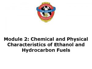 Physical characteristics of ethanol