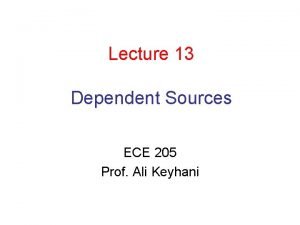 4 types of dependent sources