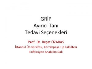 GRP Ayrc Tan Tedavi Seenekleri Prof Dr Reat