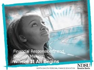 NEFE High School Financial Planning Program Unit One