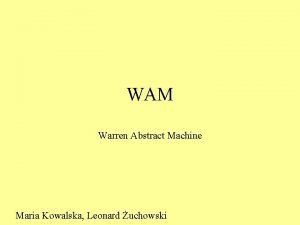 Wam machine