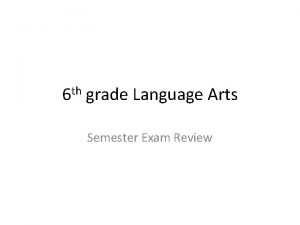 English 3 fall semester exam review