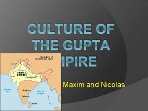 What is gupta empire known for