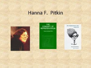 Hanna f. pitkin
